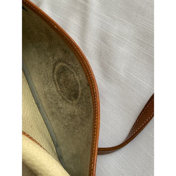 Rare Vintage Dooney and Bourke AWL Bone British Tan saddle tack calvary bag - Picture 12 of 12